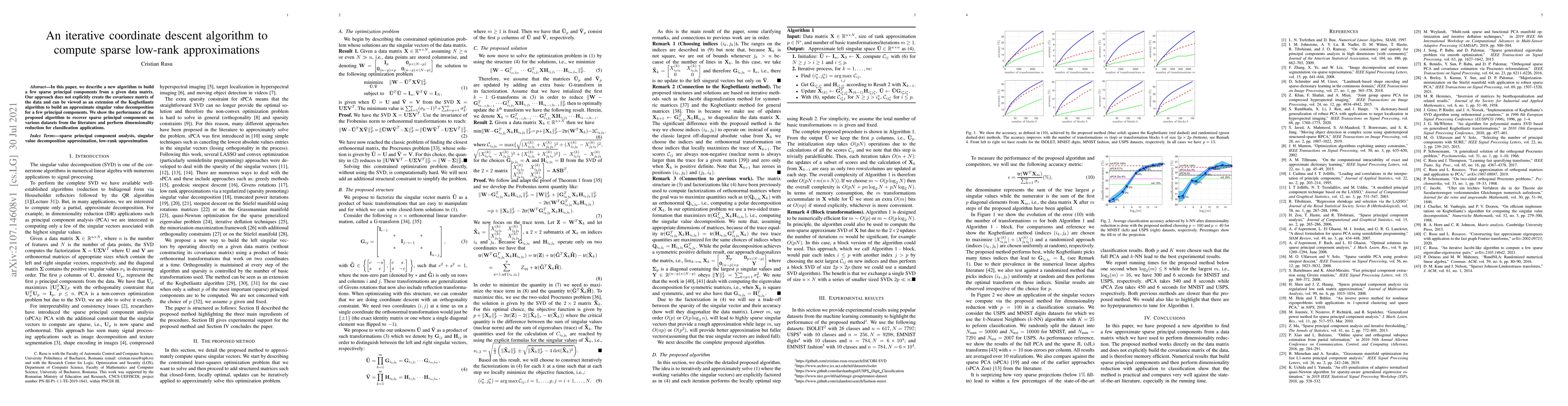 Thumbnail for An iterative coordinate descent algorithm to compute sparse low-rank
  approximations