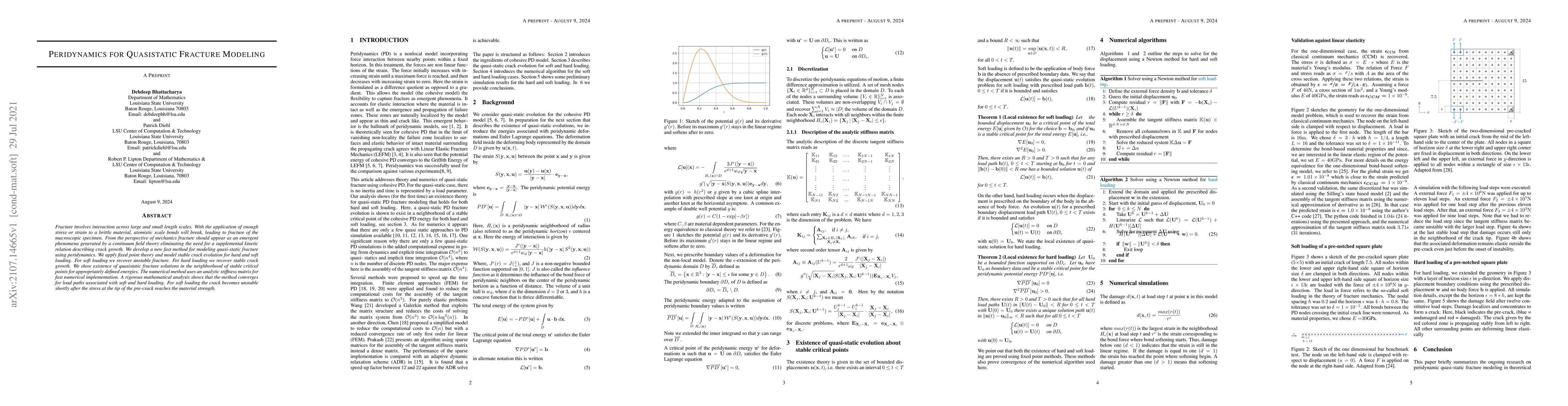 Thumbnail for Peridynamics for Quasistatic Fracture Modeling