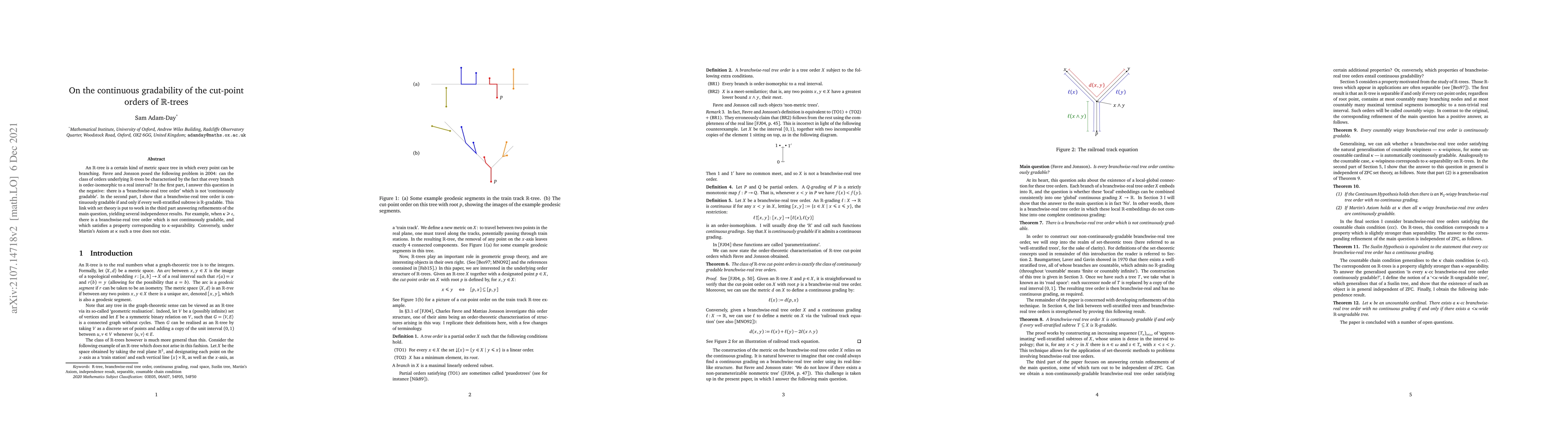 Thumbnail for On the continuous gradability of the cut-point orders of $\mathbb
  R$-trees