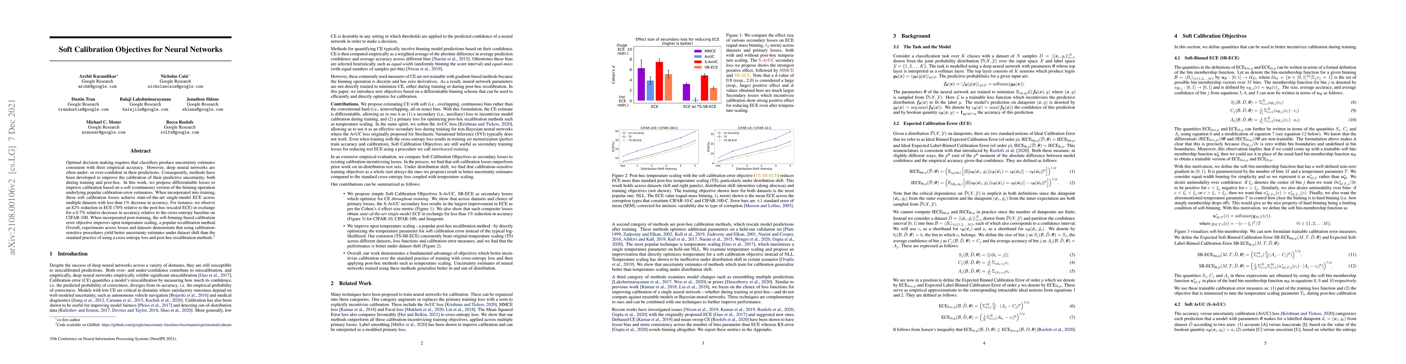 Thumbnail for Soft Calibration Objectives for Neural Networks