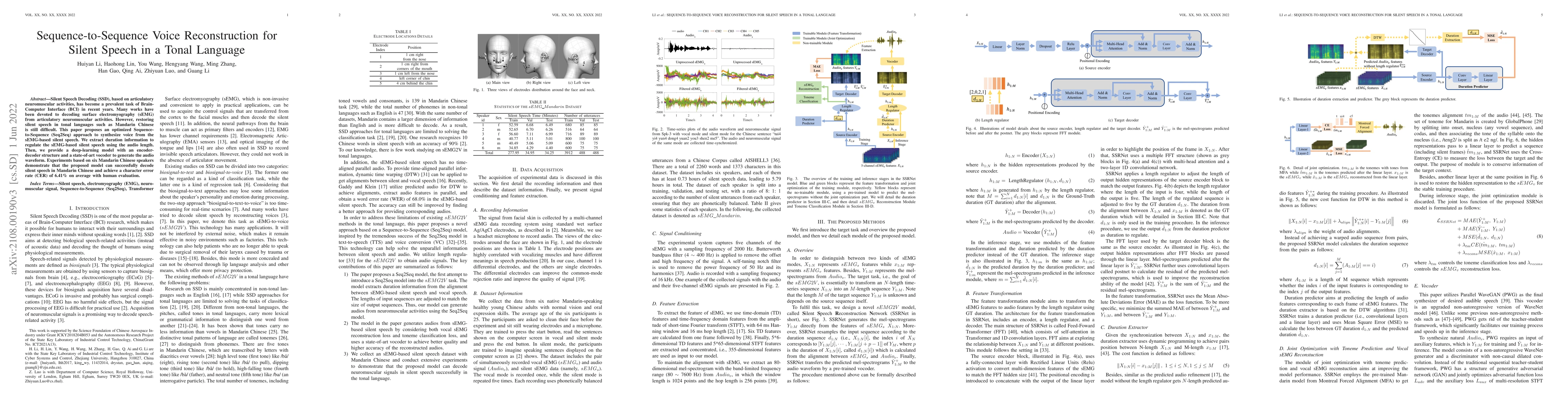 Thumbnail for Sequence-to-Sequence Voice Reconstruction for Silent Speech in a Tonal
  Language