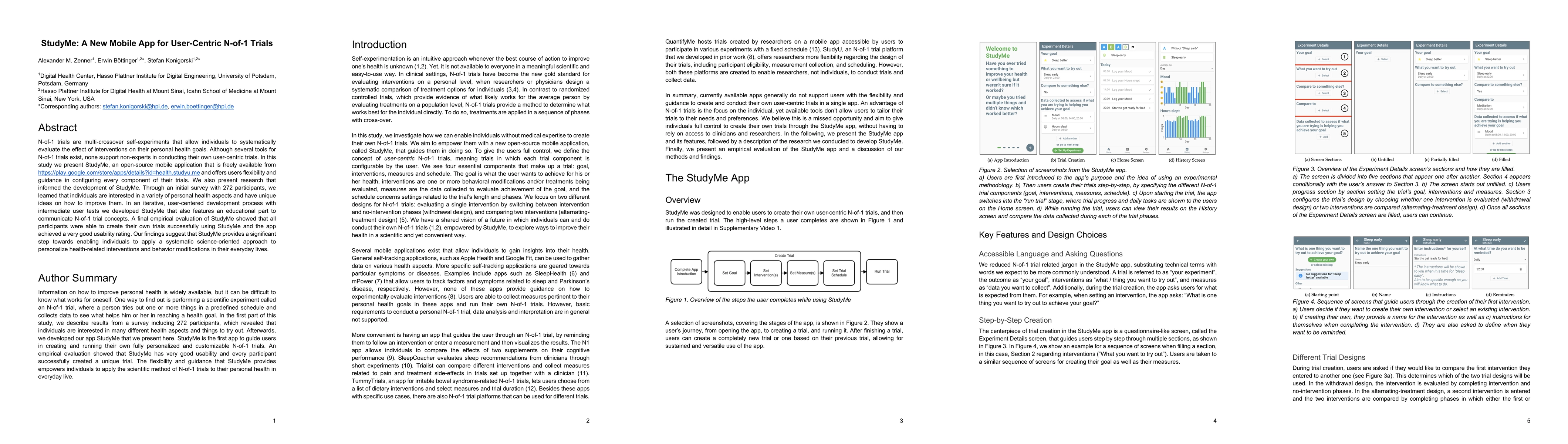 Thumbnail for StudyMe: A New Mobile App for User-Centric N-of-1 Trials