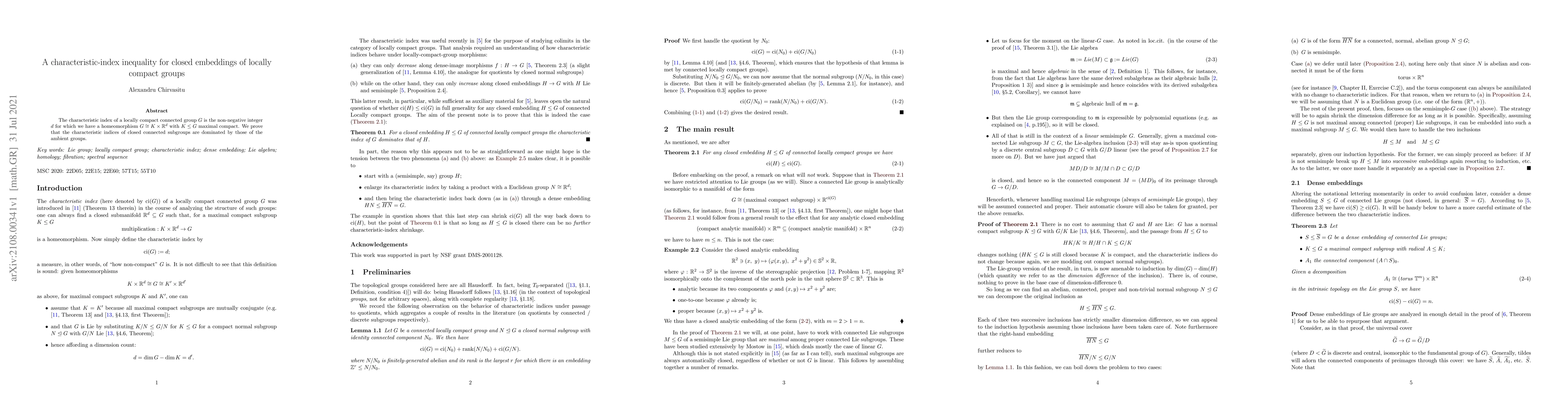 Thumbnail for A characteristic-index inequality for closed embeddings of locally
  compact groups