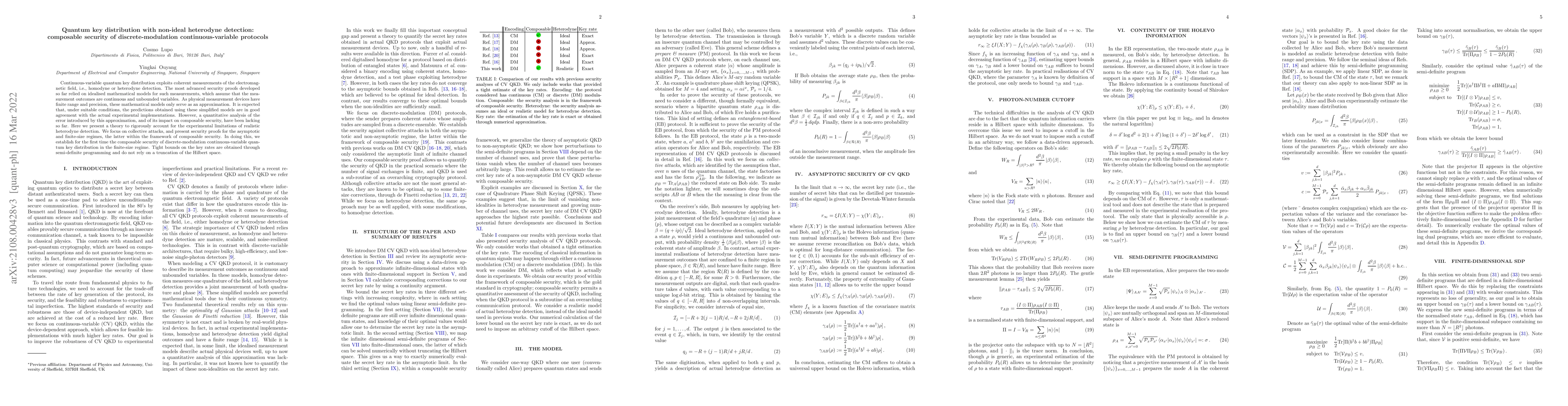 Thumbnail for Quantum key distribution with non-ideal heterodyne detection: composable
  security of discrete-modulation continuous-variable protocols