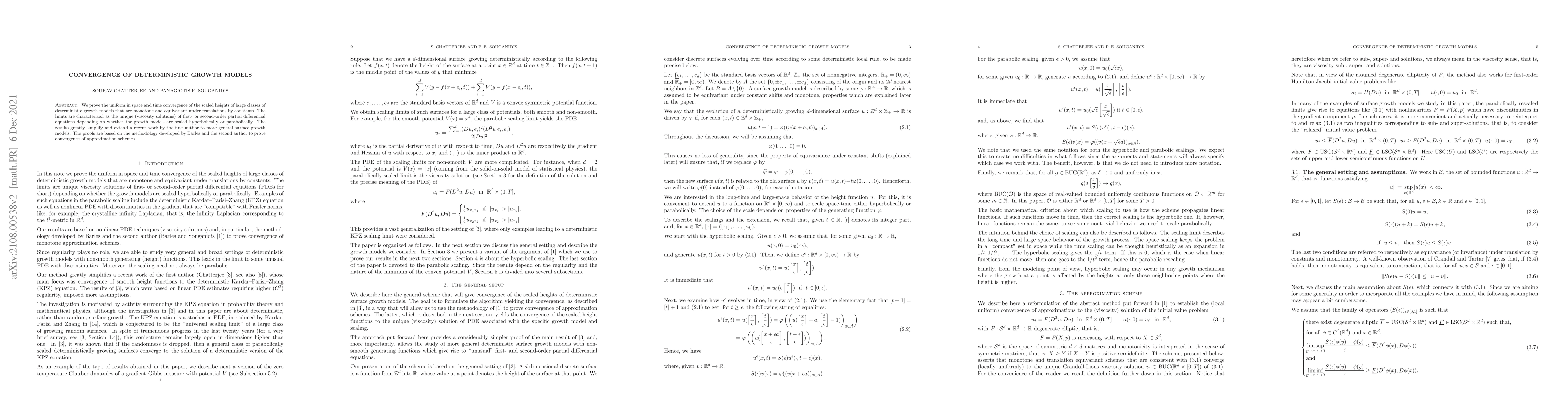 Thumbnail for Convergence of deterministic growth models