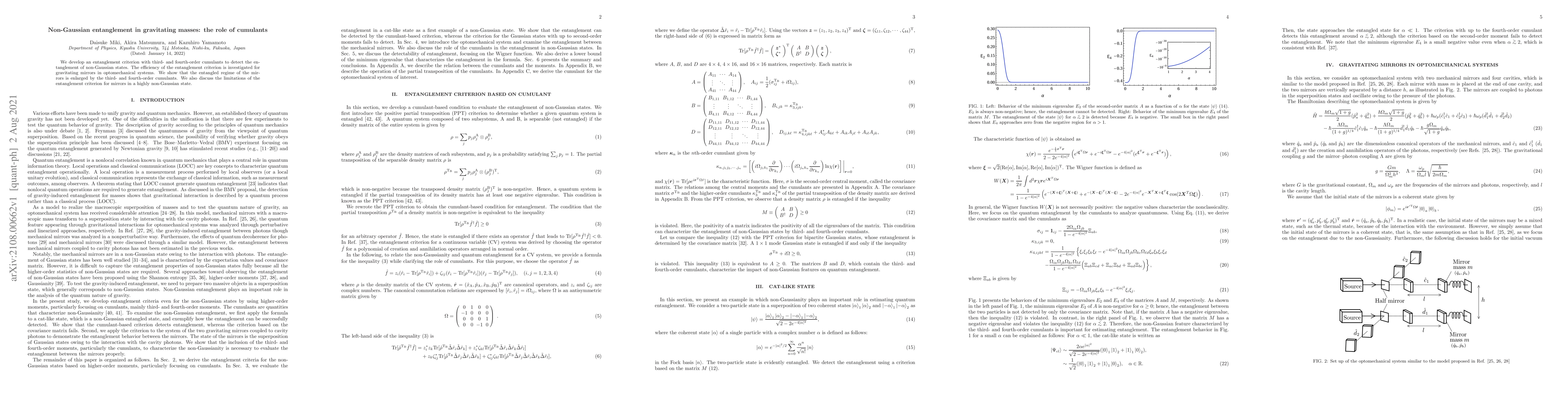 Thumbnail for Non-Gaussian entanglement in gravitating masses: the role of cumulants
