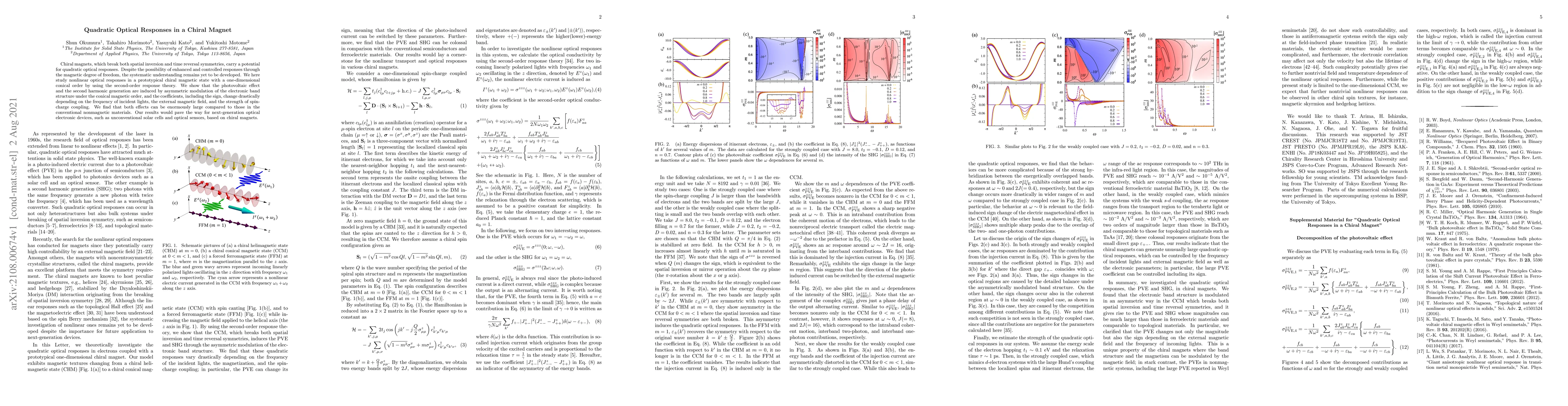 Thumbnail for Quadratic Optical Responses in a Chiral Magnet