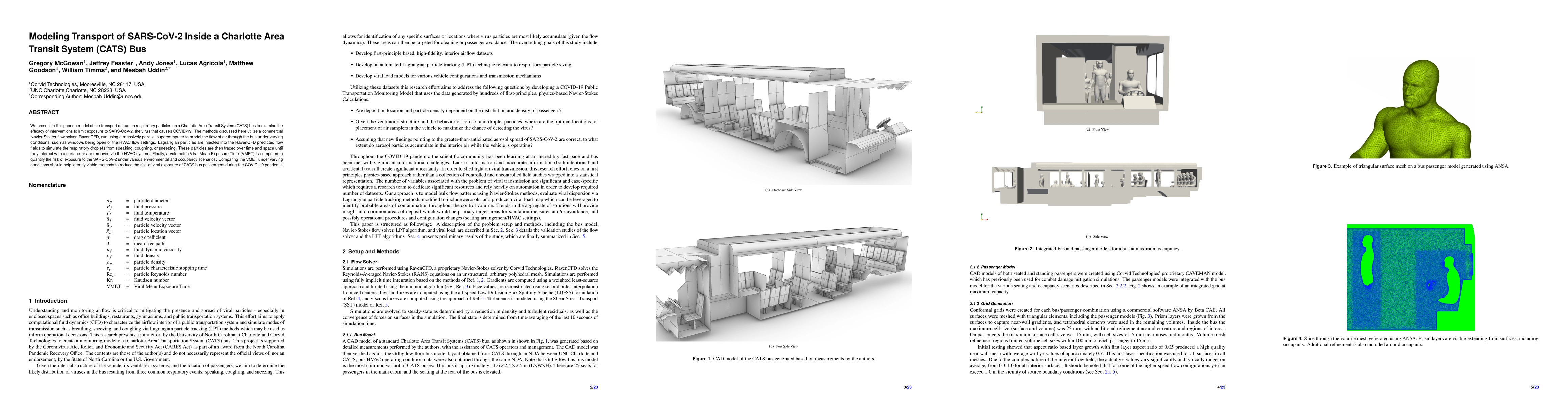 Thumbnail for Modeling Transport of SARS-CoV-2 Inside a Charlotte Area Transit System
  (CATS) Bus