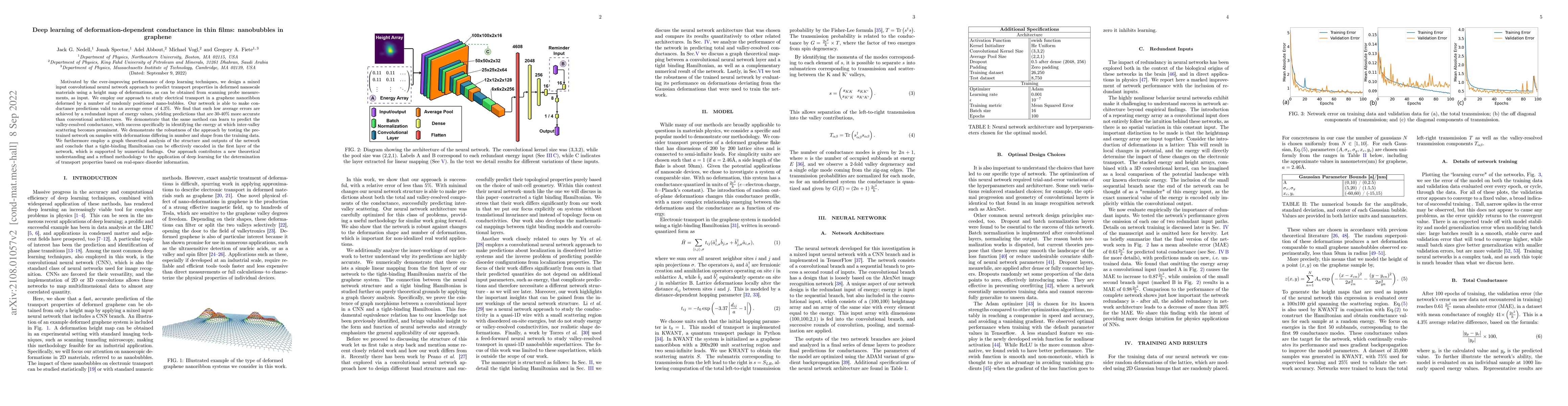 Thumbnail for Deep learning of deformation-dependent conductance in thin films:
  nanobubbles in graphene