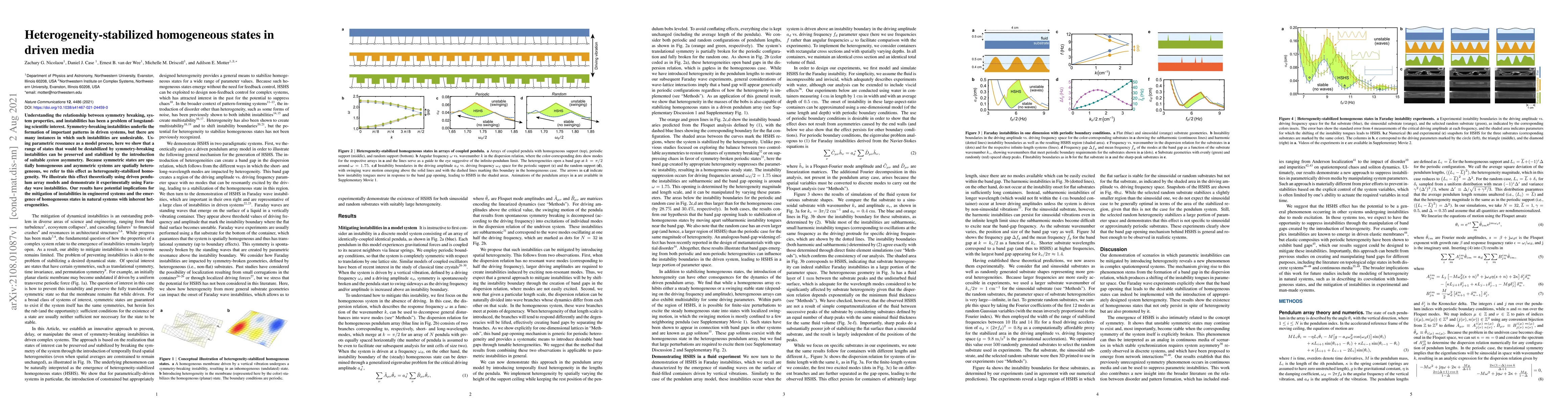Thumbnail for Heterogeneity-stabilized homogeneous states in driven media