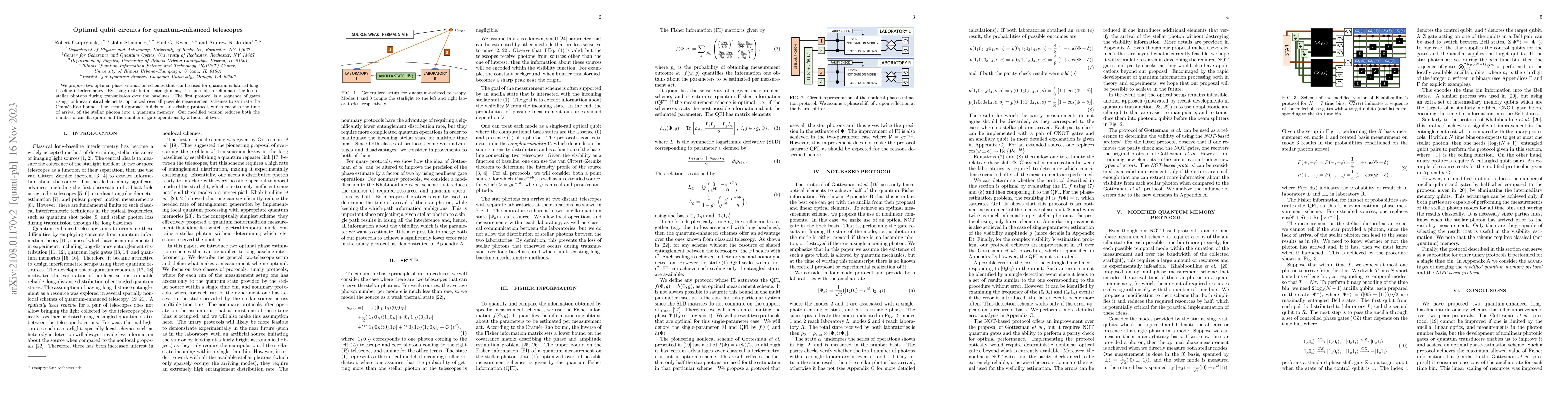 Thumbnail for Optimal qubit circuits for quantum-enhanced telescopes