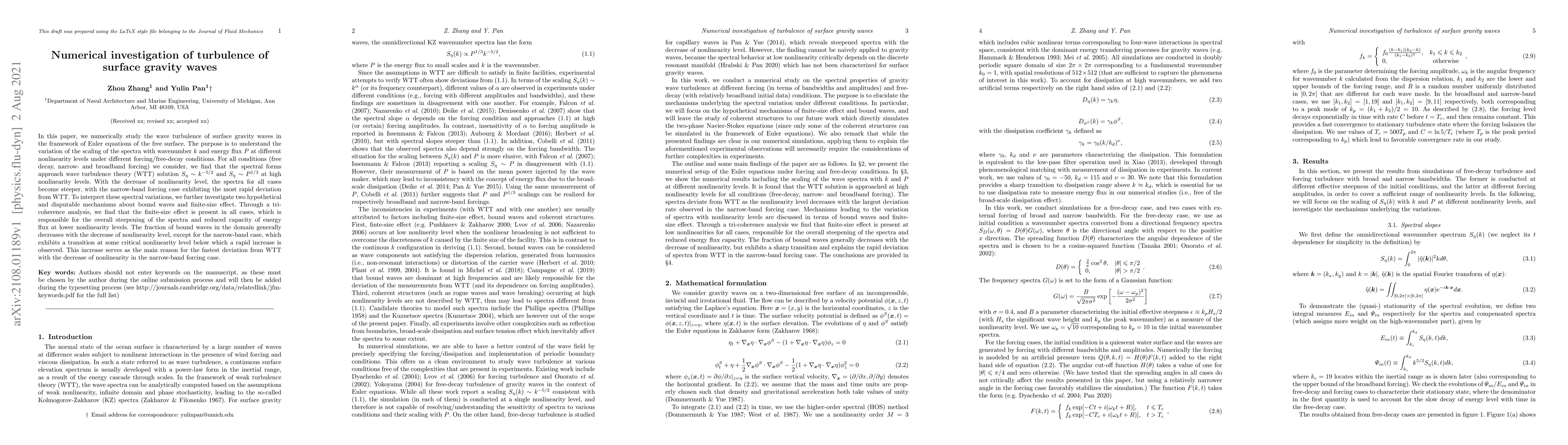 Thumbnail for Numerical investigation of turbulence of surface gravity waves