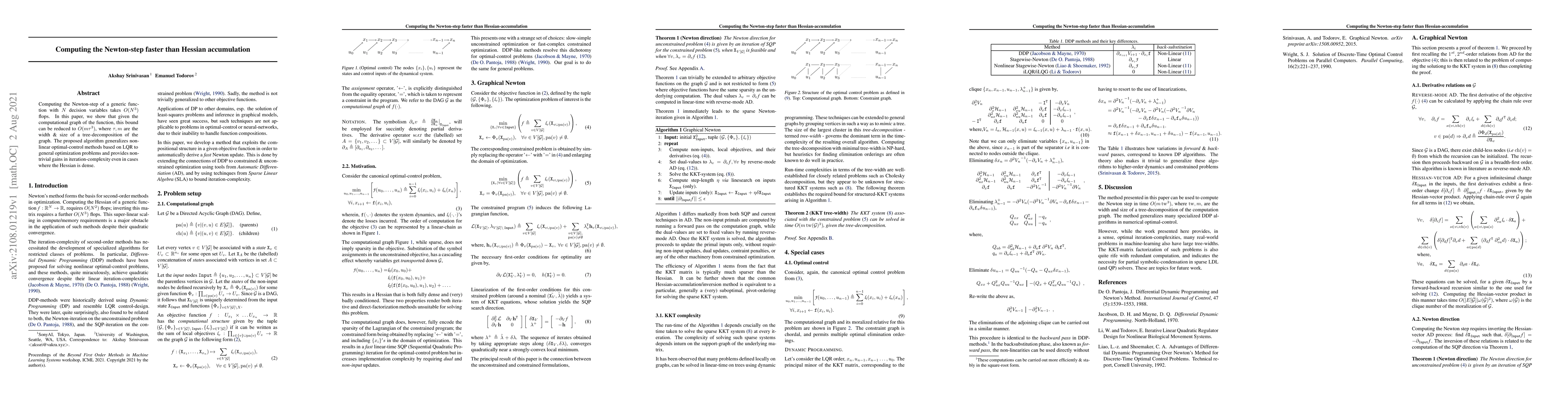 Thumbnail for Computing the Newton-step faster than Hessian accumulation