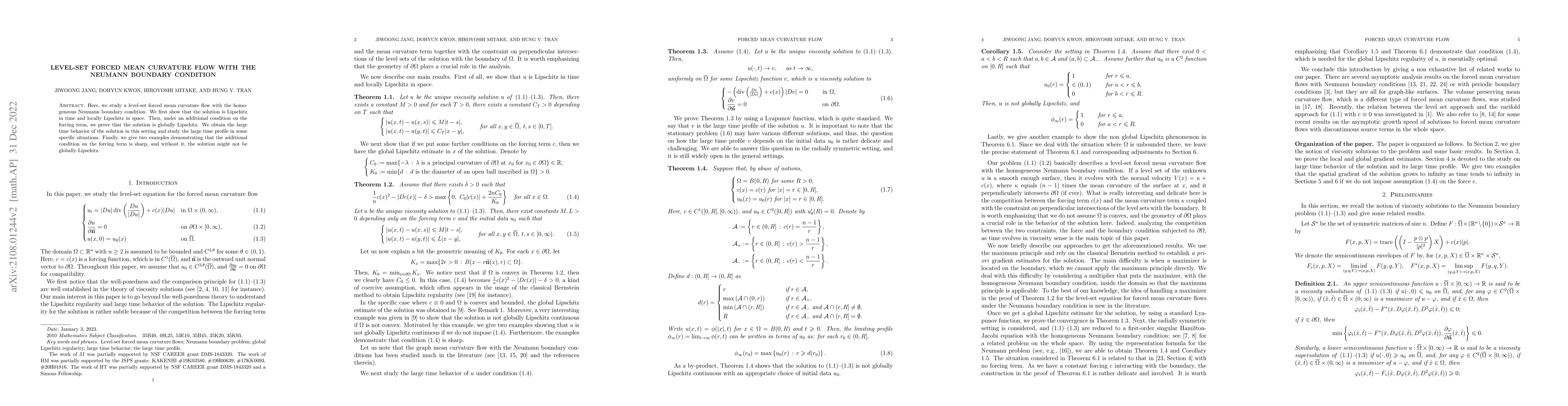 Thumbnail for Level-set forced mean curvature flow with the Neumann boundary condition