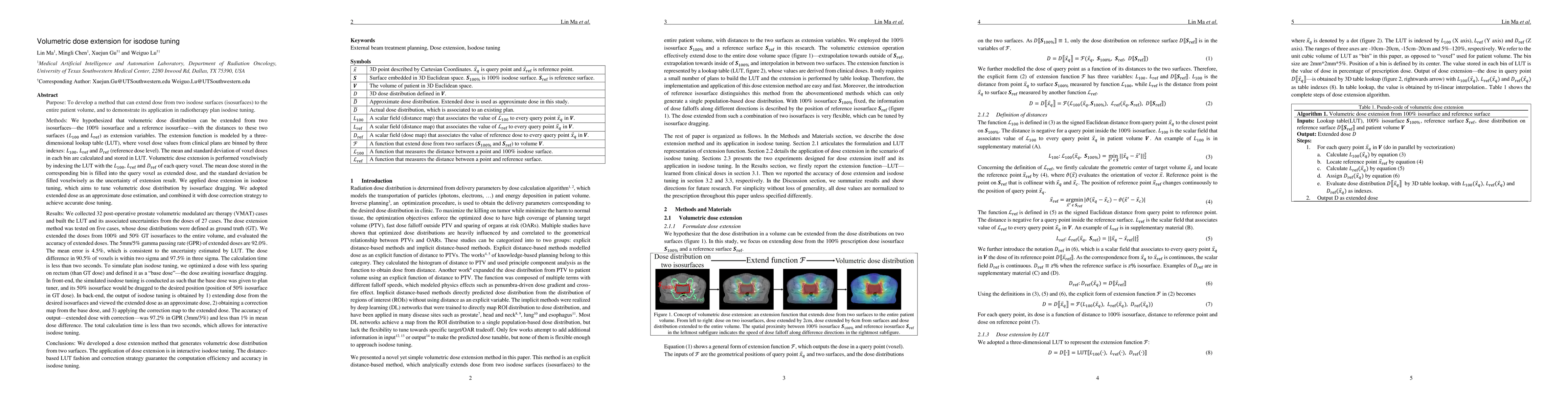 Thumbnail for Volumetric dose extension for isodose tuning