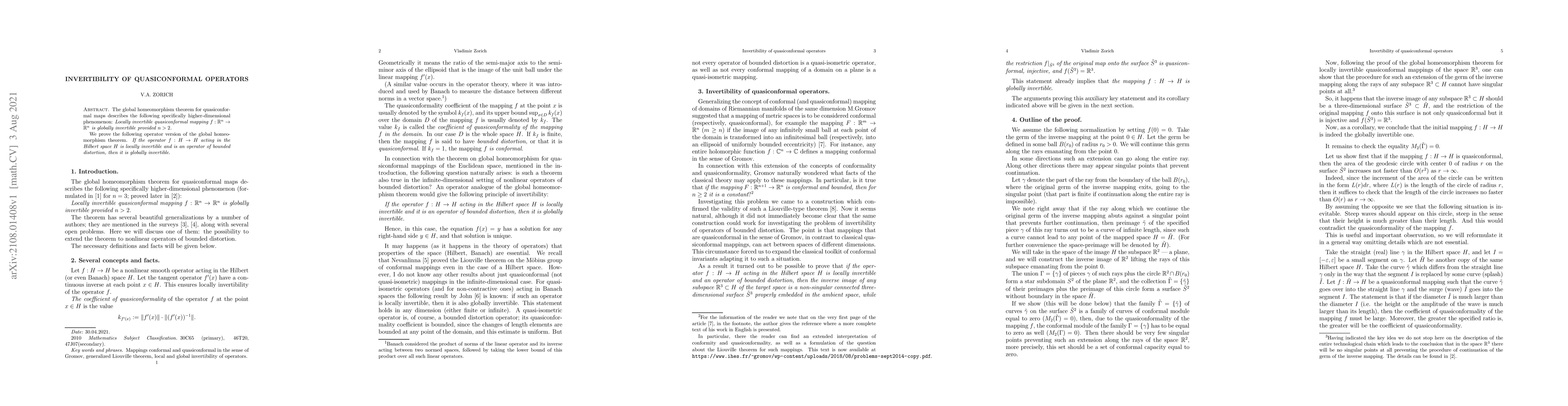 Thumbnail for Invertibility of quasiconformal operators
