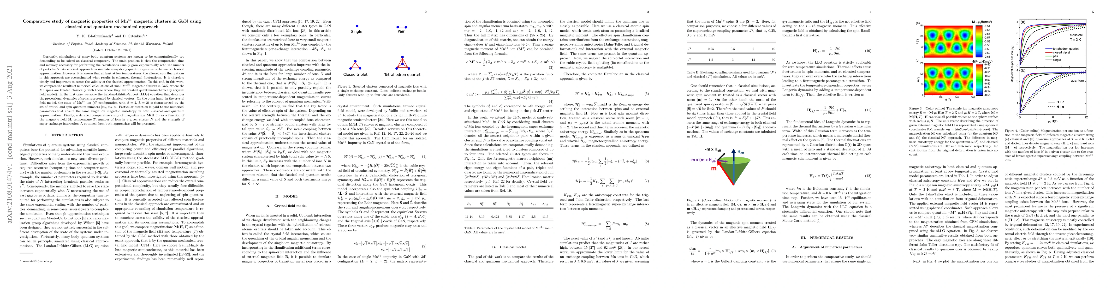 Thumbnail for Comparative study of magnetic properties of Mn$^{3+}$ magnetic clusters
  in GaN using classical and quantum mechanical approach