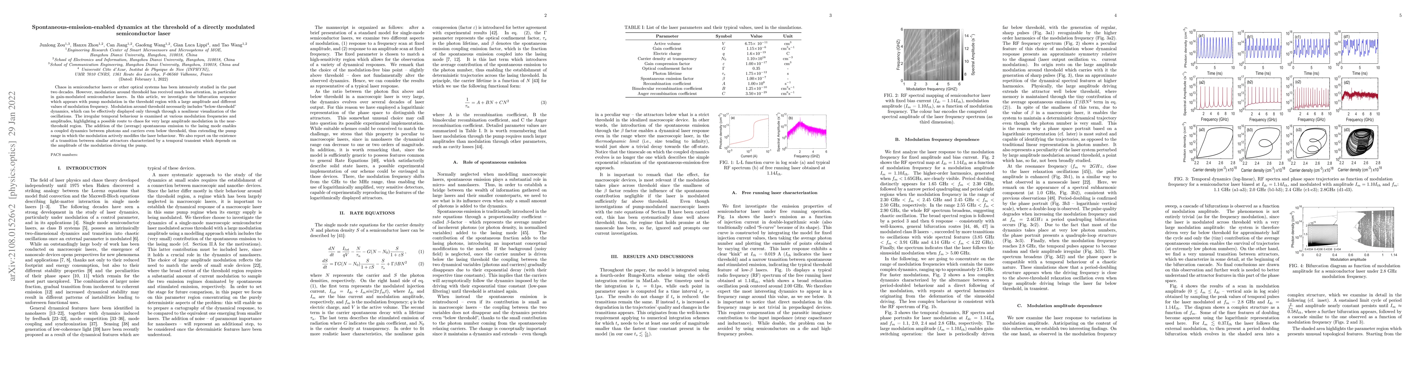 Thumbnail for Spontaneous-emission-enabled dynamics at the threshold of a directly
  modulated semiconductor laser