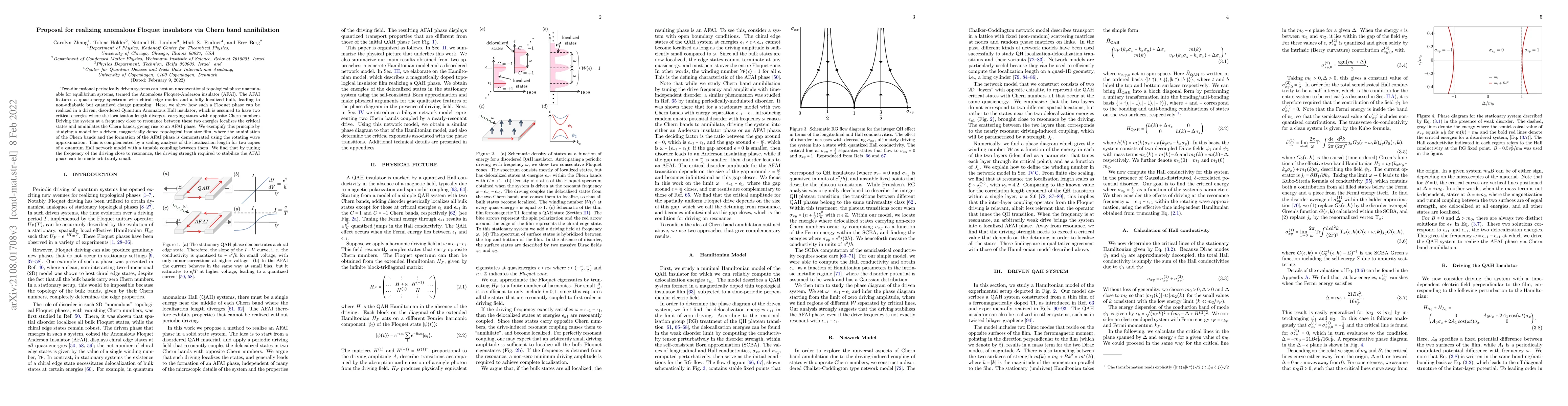 Thumbnail for Proposal for realizing anomalous Floquet insulators via Chern band
  annihilation
