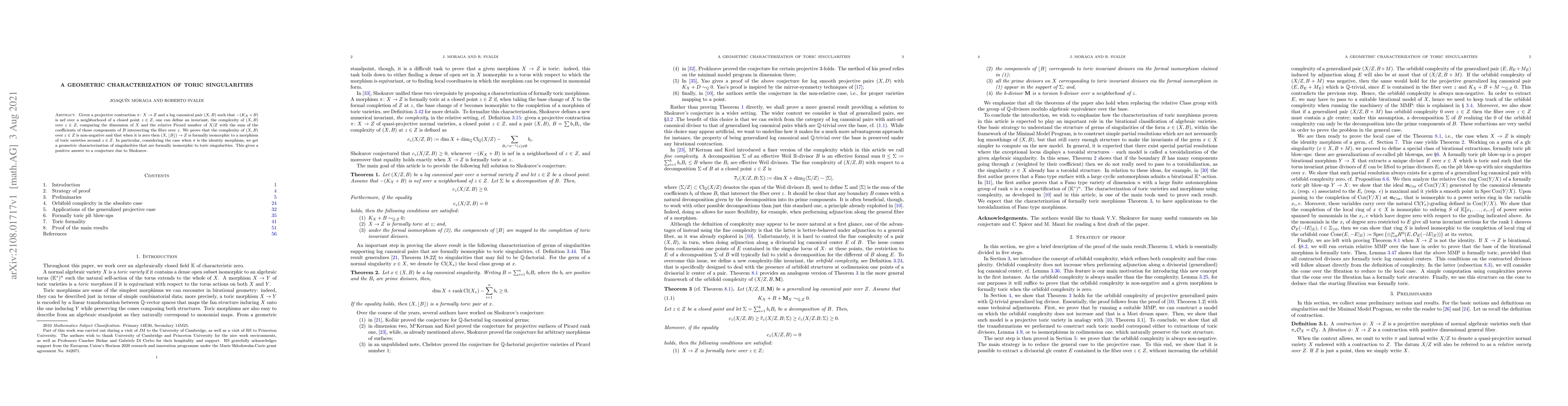 Thumbnail for A geometric characterization of toric singularities
