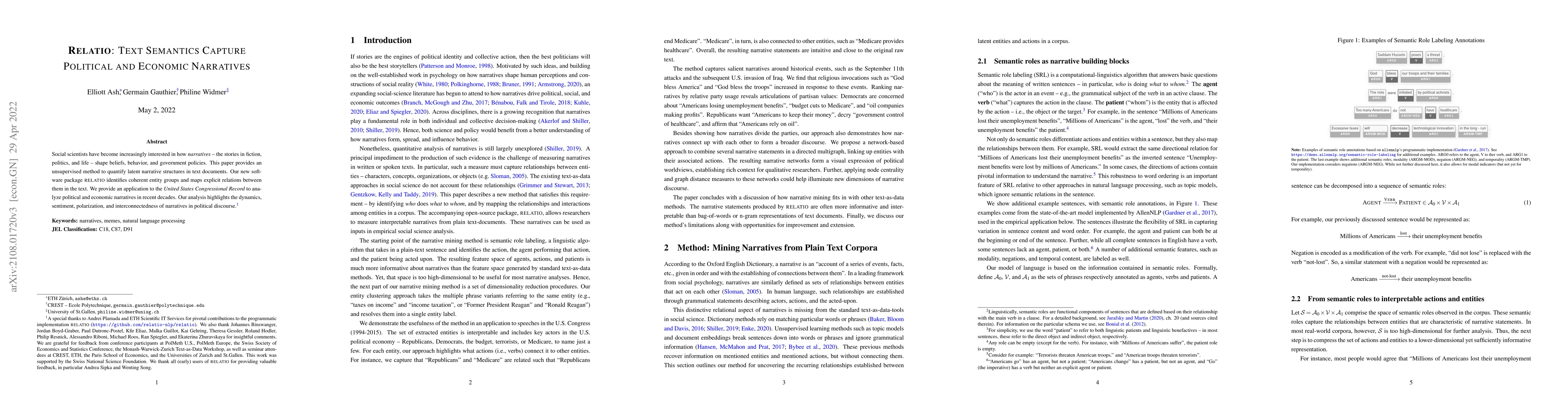 Thumbnail for RELATIO: Text Semantics Capture Political and Economic Narratives