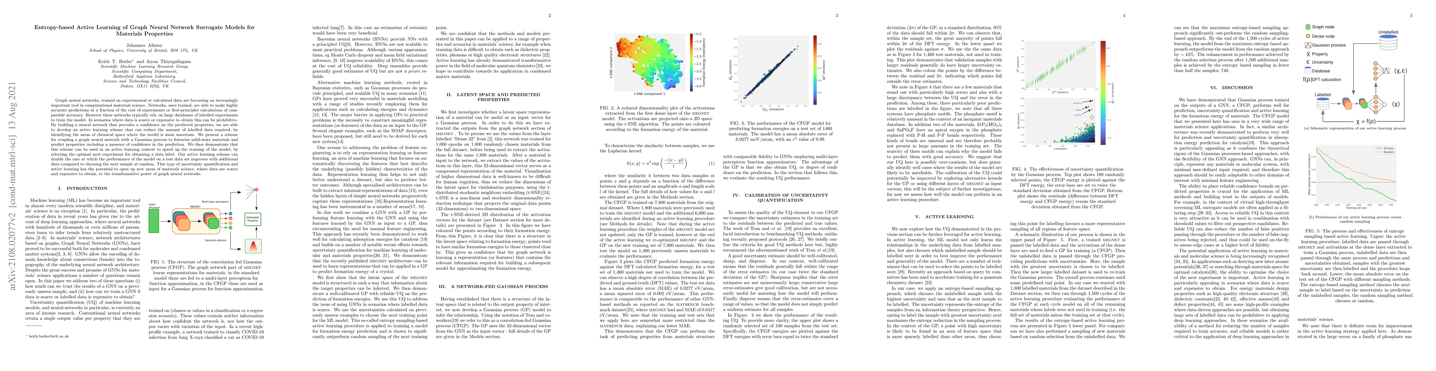 Thumbnail for Entropy-based Active Learning of Graph Neural Network Surrogate Models
  for Materials Properties
