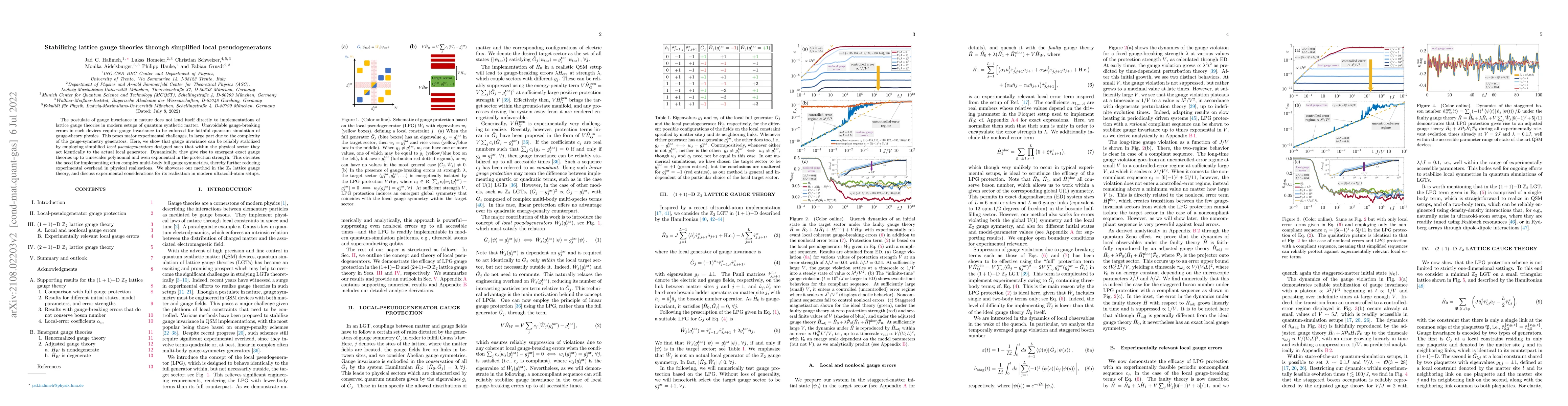 Thumbnail for Stabilizing lattice gauge theories through simplified local pseudo
  generators
