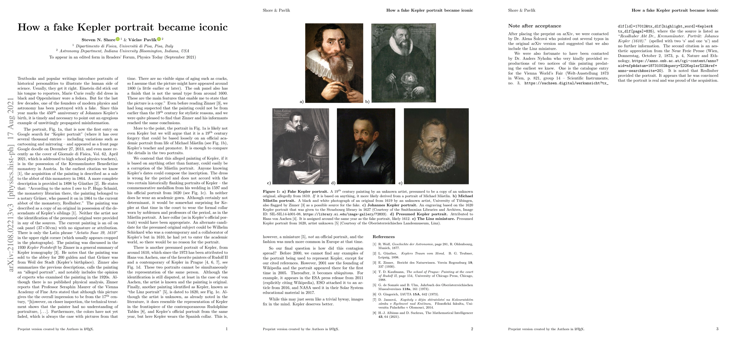 Thumbnail for How a fake Kepler portrait became iconic