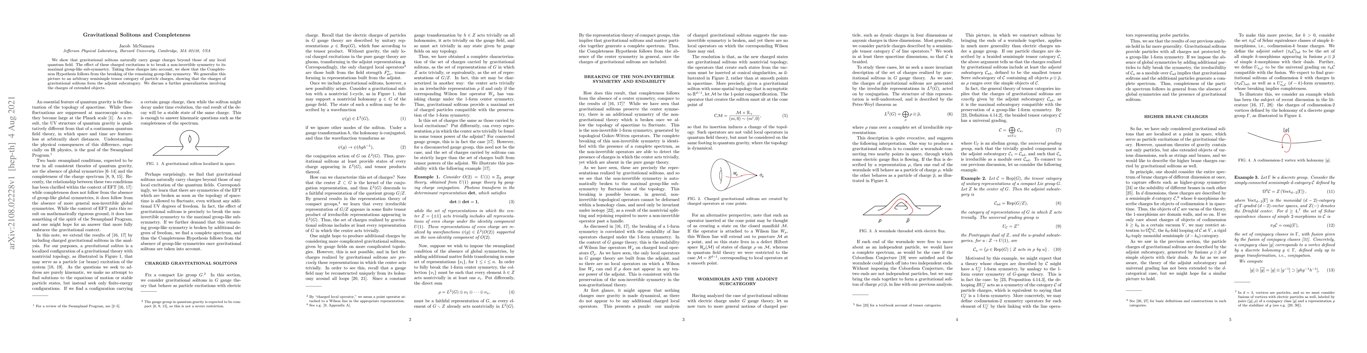 Thumbnail for Gravitational Solitons and Completeness