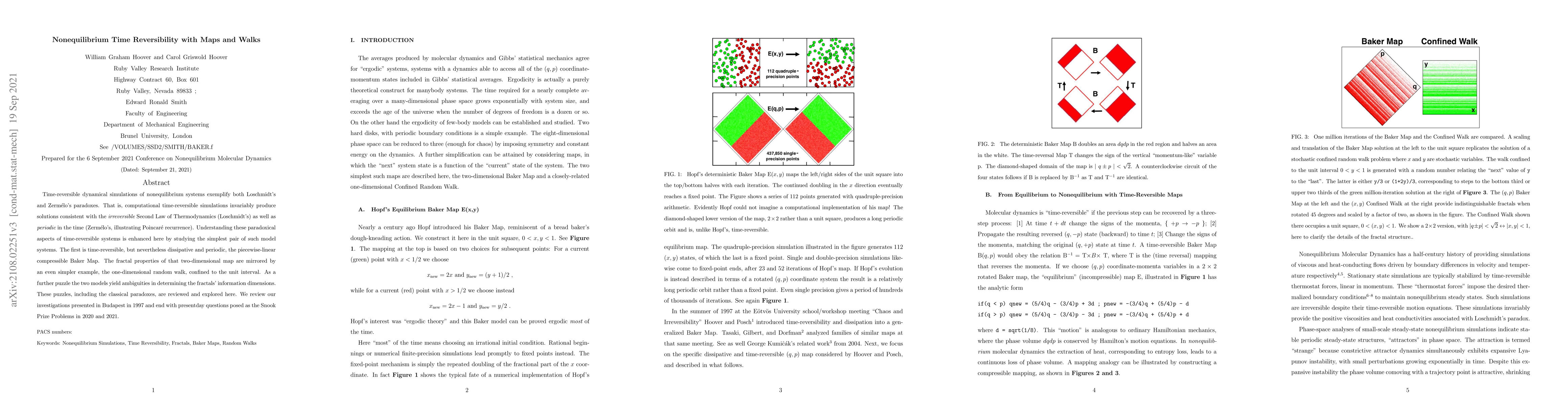 Thumbnail for Nonequilibrium Time Reversibility with Maps and Walks