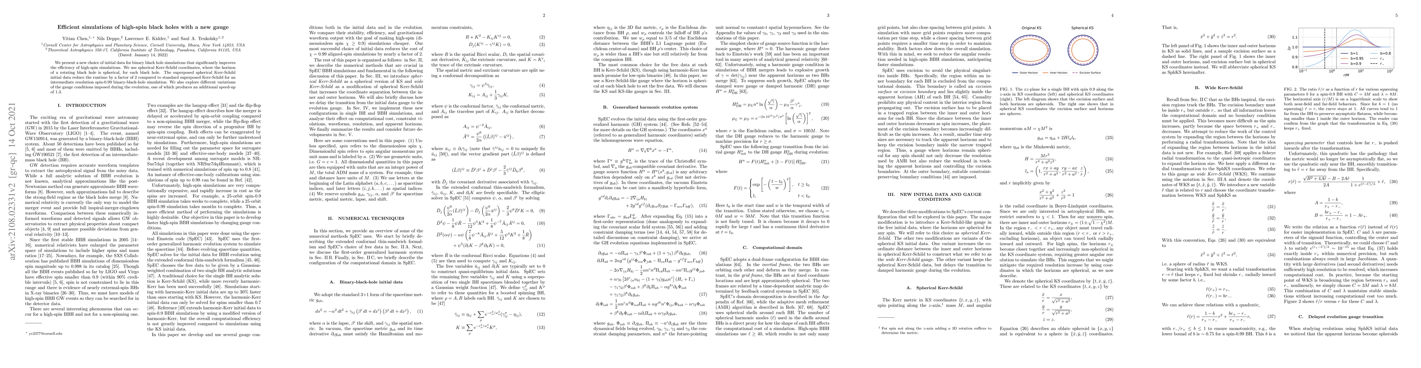 Thumbnail for Efficient simulations of high-spin black holes with a new gauge