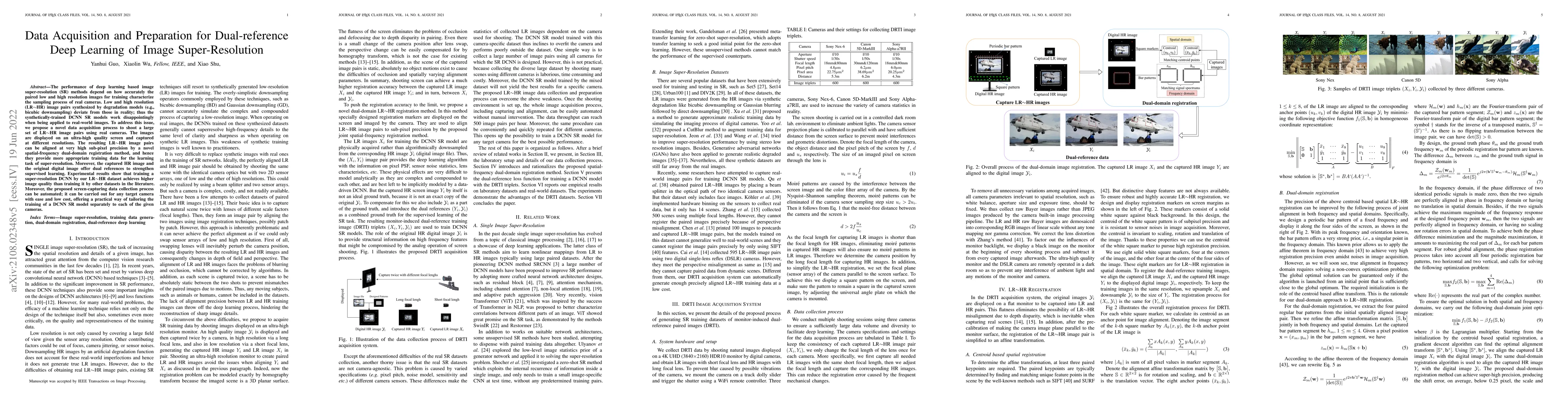 Thumbnail for Data Acquisition and Preparation for Dual-reference Deep Learning of
  Image Super-Resolution