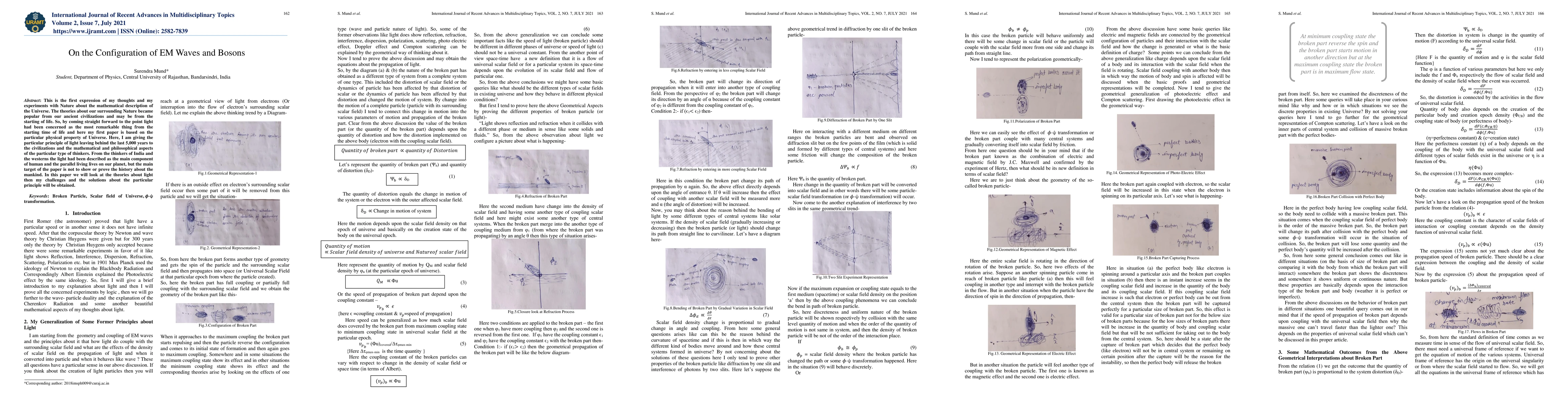 Thumbnail for On the Configuration of EM Waves and Bosons
