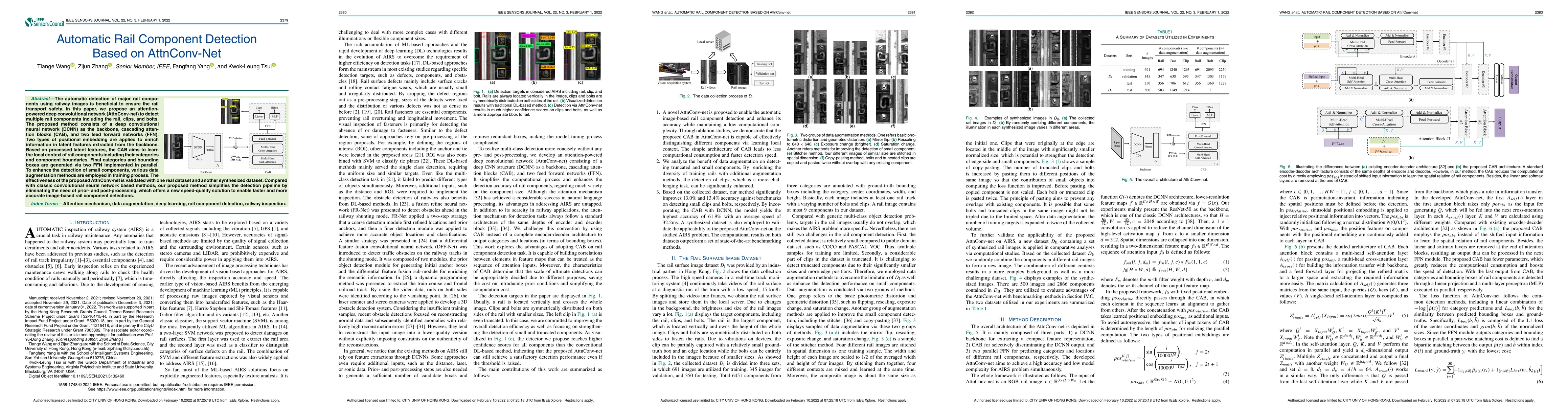 Thumbnail for Automatic Rail Component Detection Based on AttnConv-Net