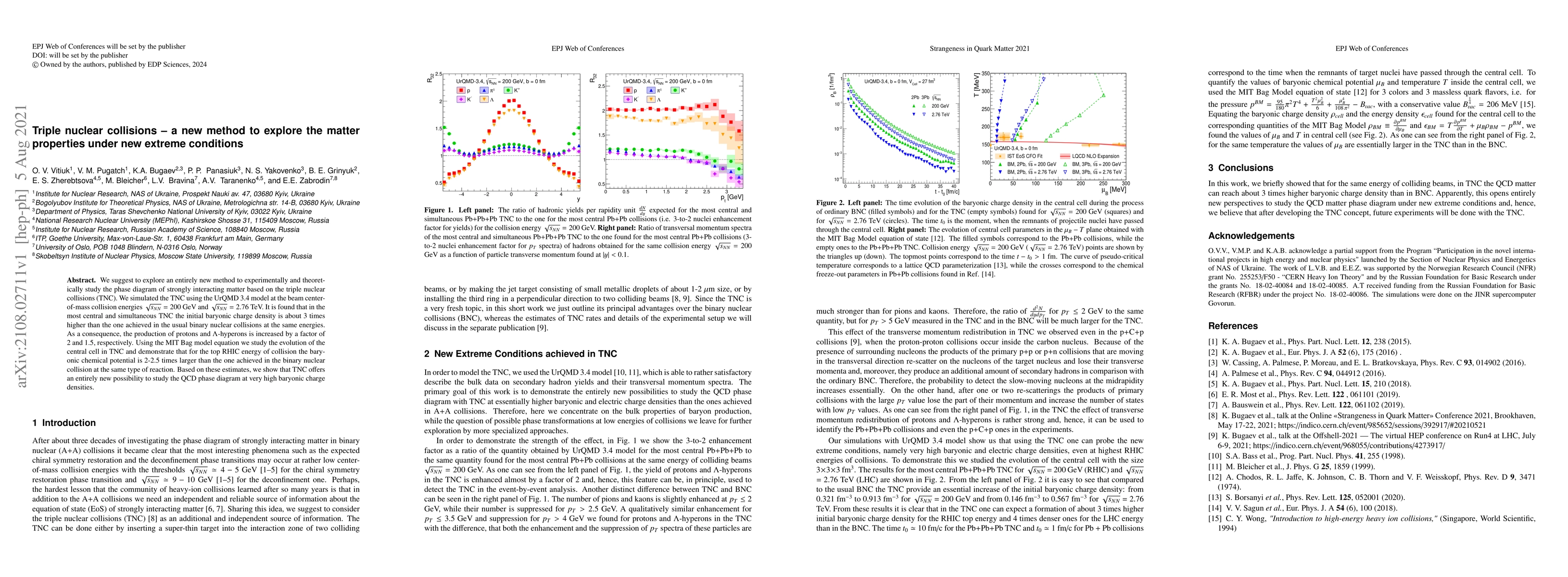 Thumbnail for Triple nuclear collisions - a new method to explore the matter
  properties under new extreme conditions