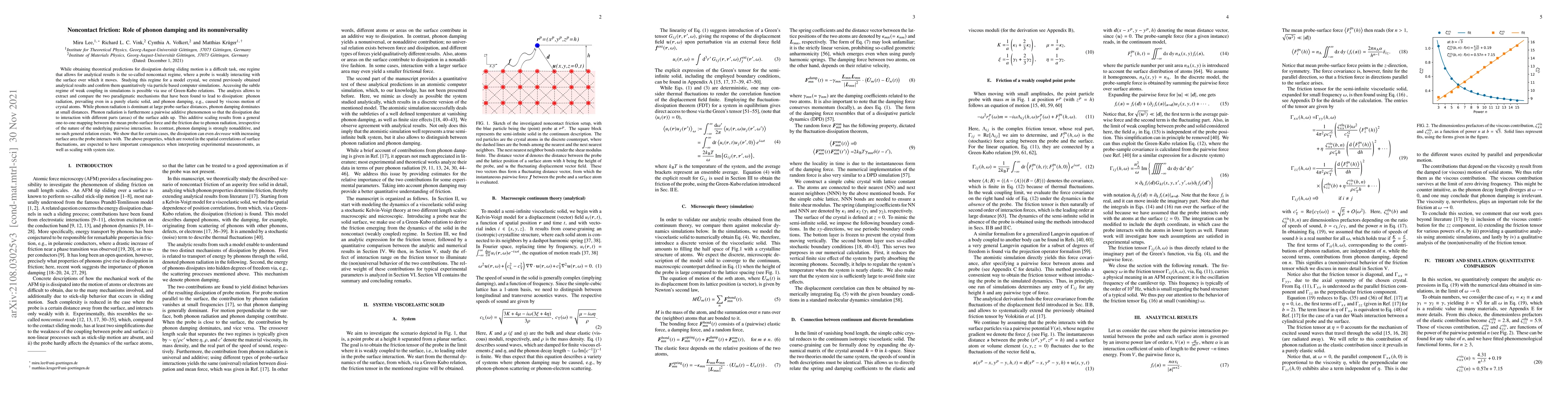 Thumbnail for Noncontact friction: Role of phonon damping and its nonuniversality