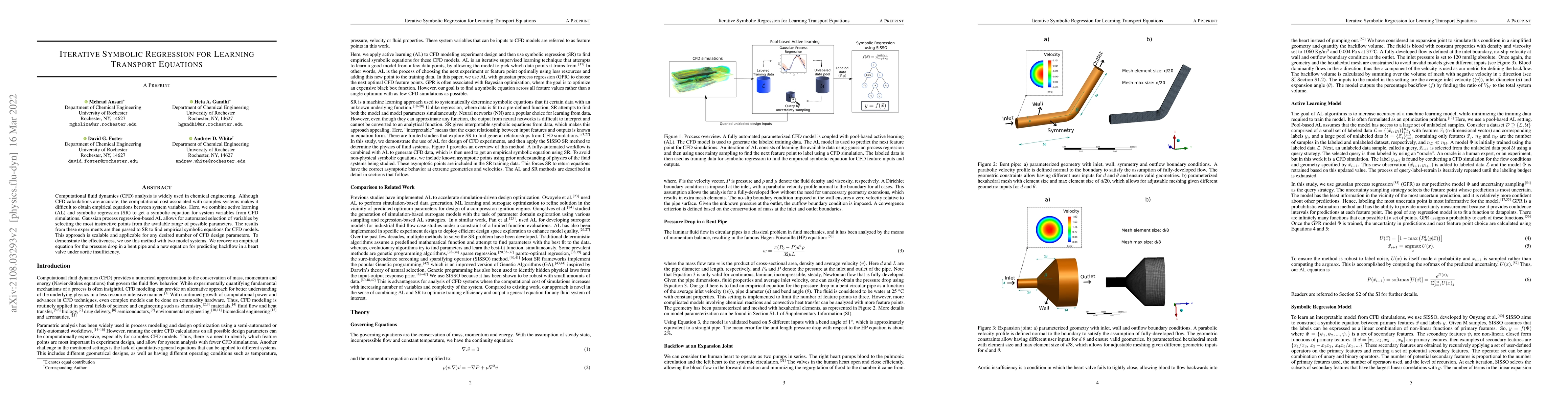 Thumbnail for Iterative Symbolic Regression for Learning Transport Equations