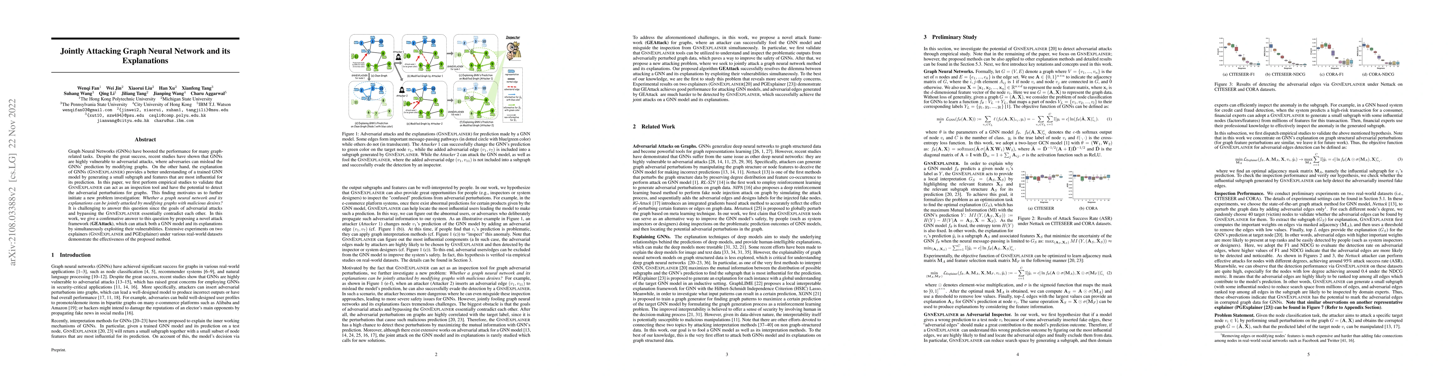 Thumbnail for Jointly Attacking Graph Neural Network and its Explanations