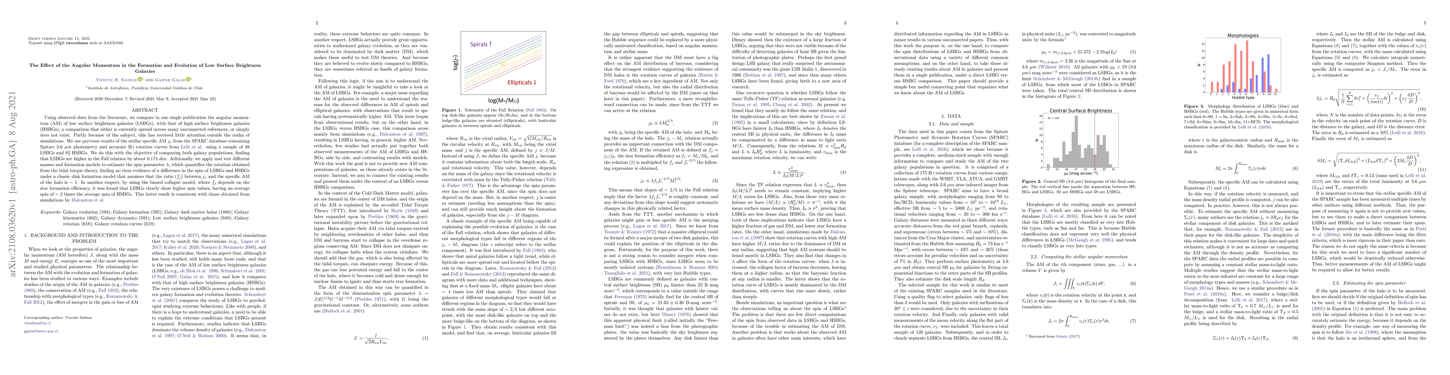 Thumbnail for The Effect of the Angular Momentum in the Formation and Evolution of Low
  Surface Brightness Galaxies