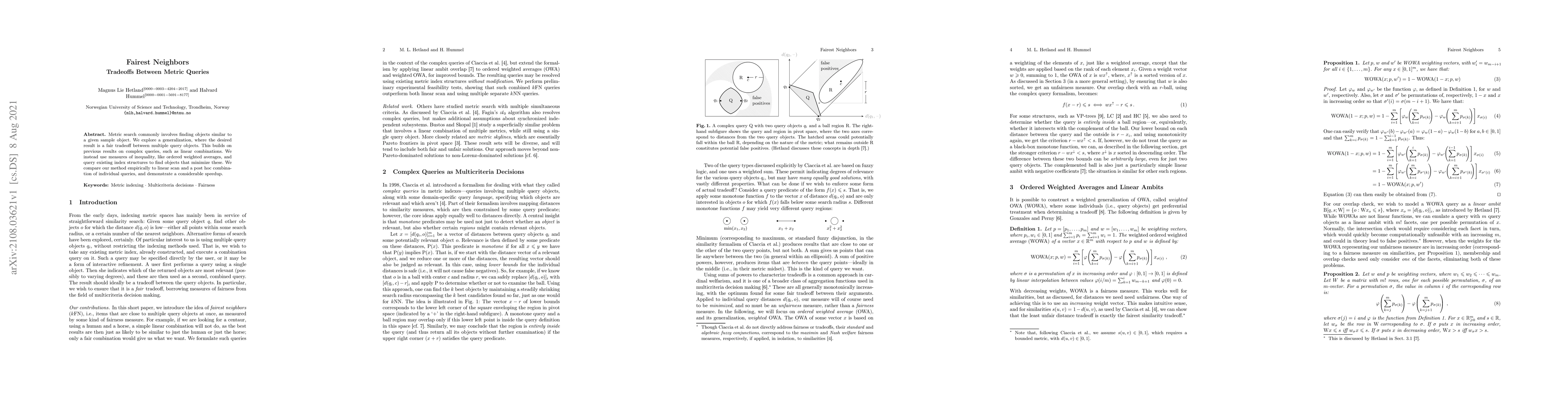 Thumbnail for Fairest Neighbors: Tradeoffs Between Metric Queries