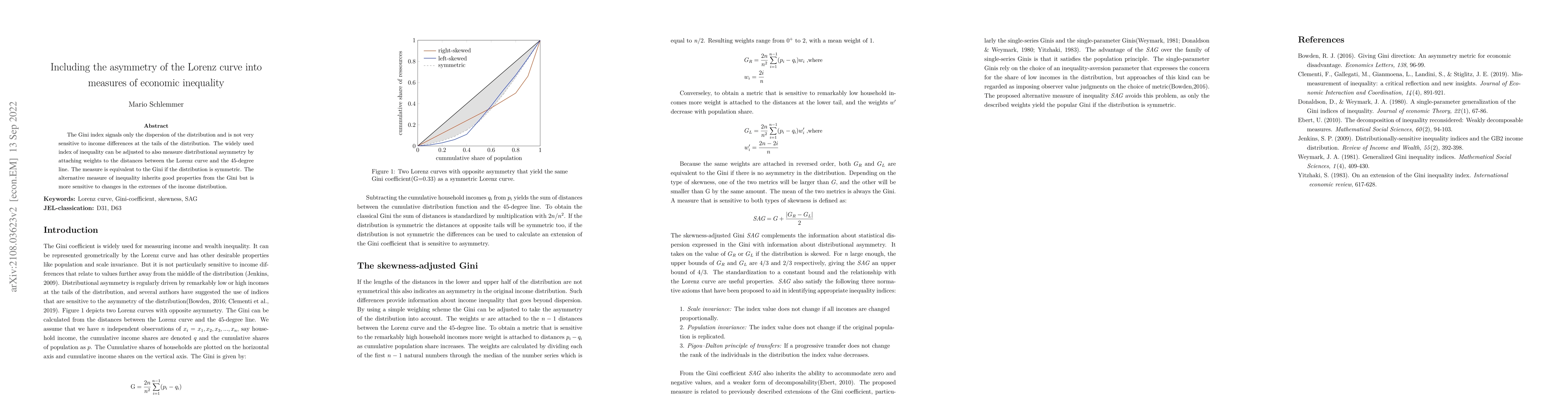 Thumbnail for Including the asymmetry of the Lorenz curve into measures of economic
  inequality