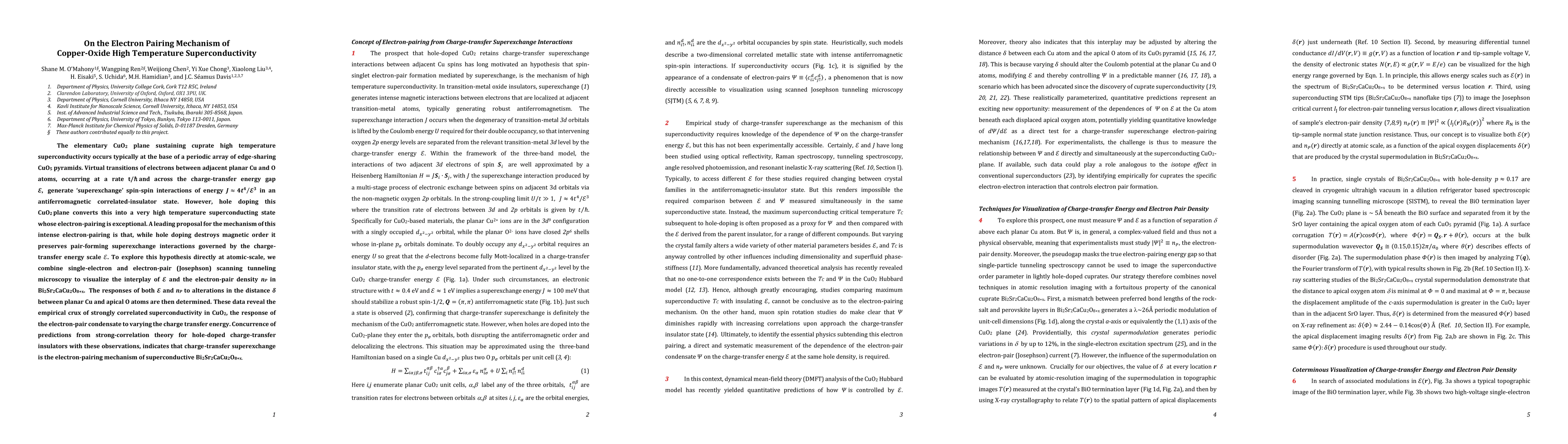 Thumbnail for On the Electron Pairing Mechanism of Copper-Oxide High Temperature
  Superconductivity