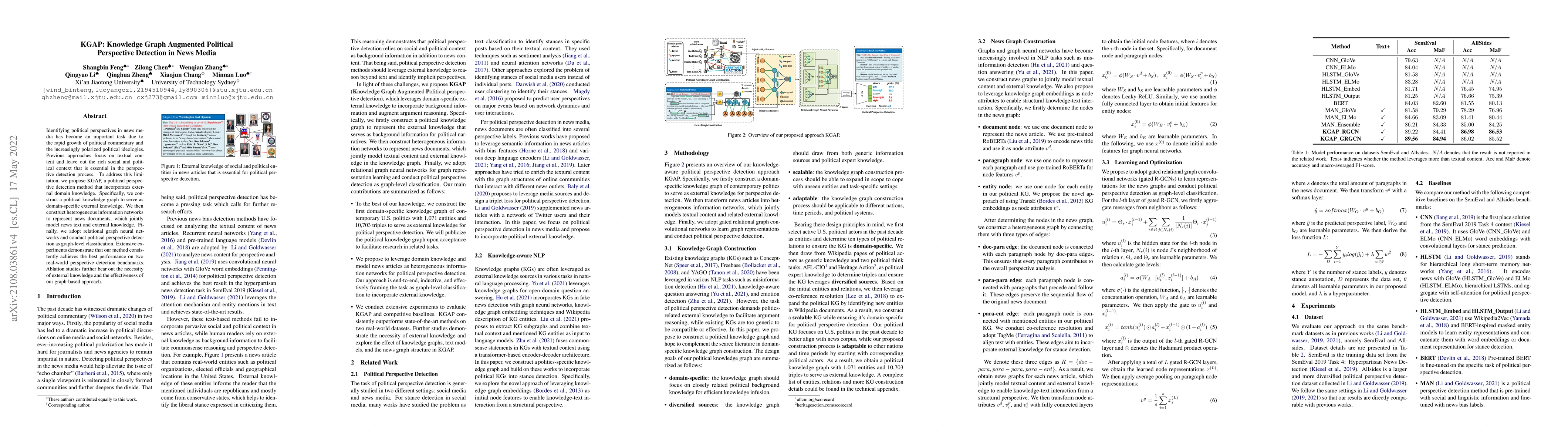 Thumbnail for KGAP: Knowledge Graph Augmented Political Perspective Detection in News
  Media