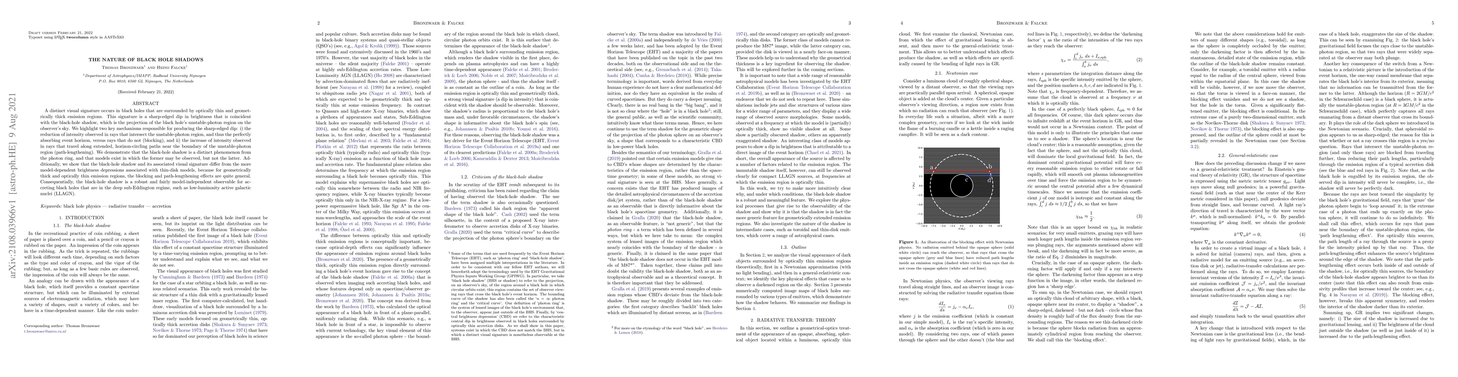 Thumbnail for The Nature of Black Hole Shadows