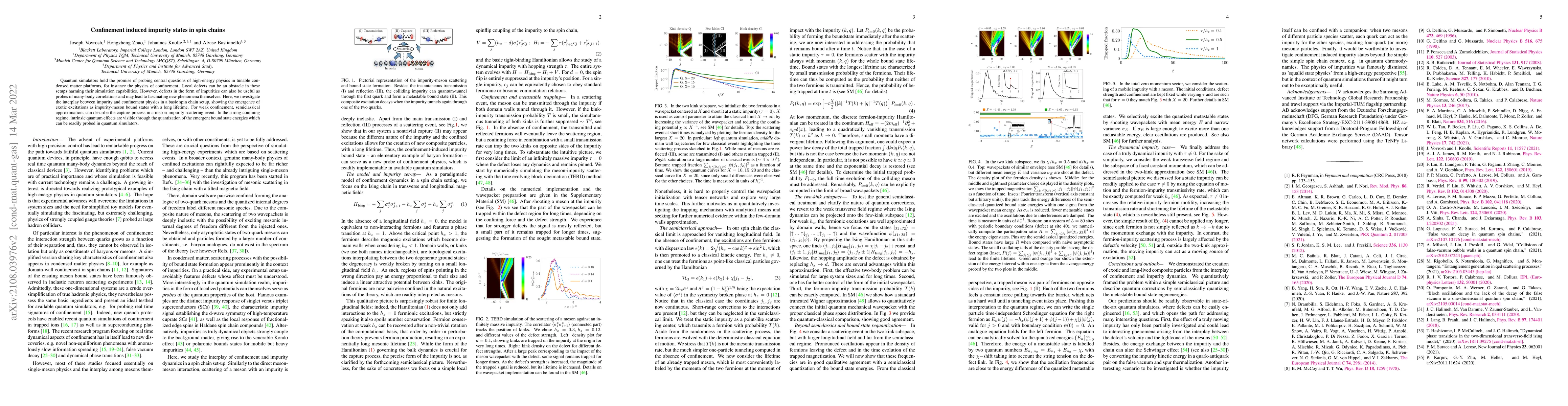 Thumbnail for Confinement induced impurity states in spin chains