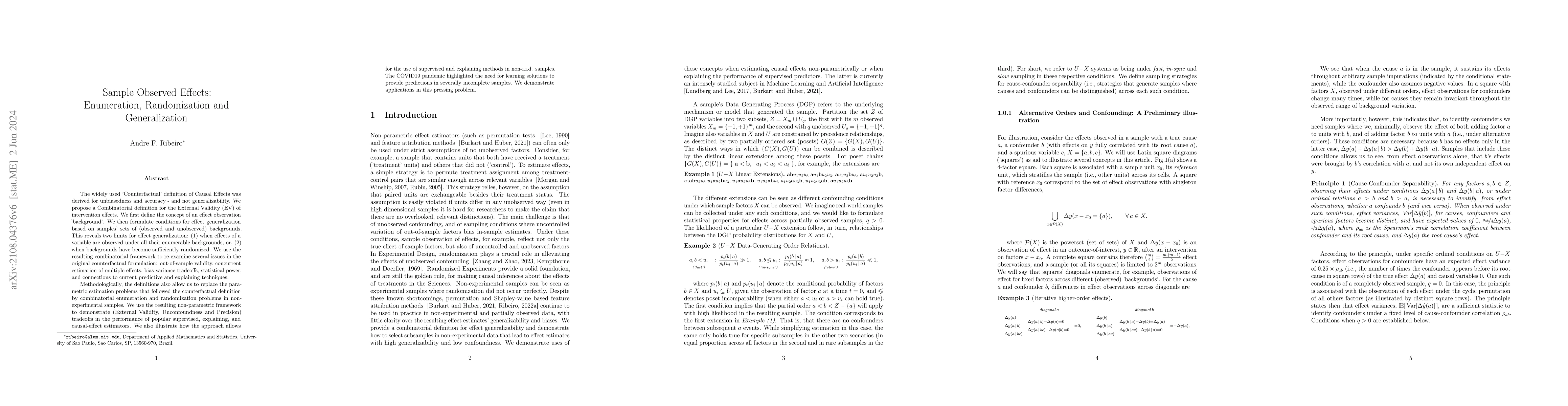 Thumbnail for Sample Observed Effects: Enumeration, Randomization and Generalization