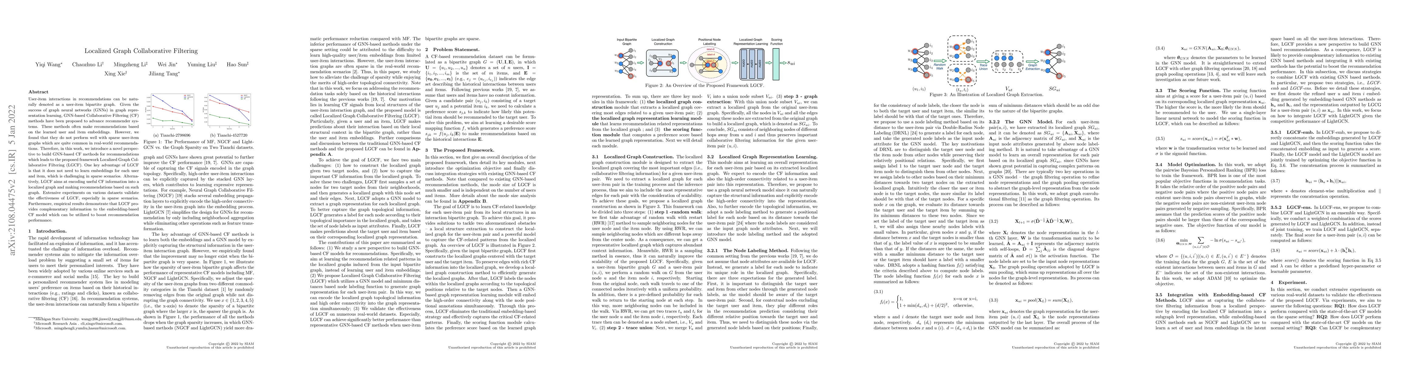 Thumbnail for Localized Graph Collaborative Filtering