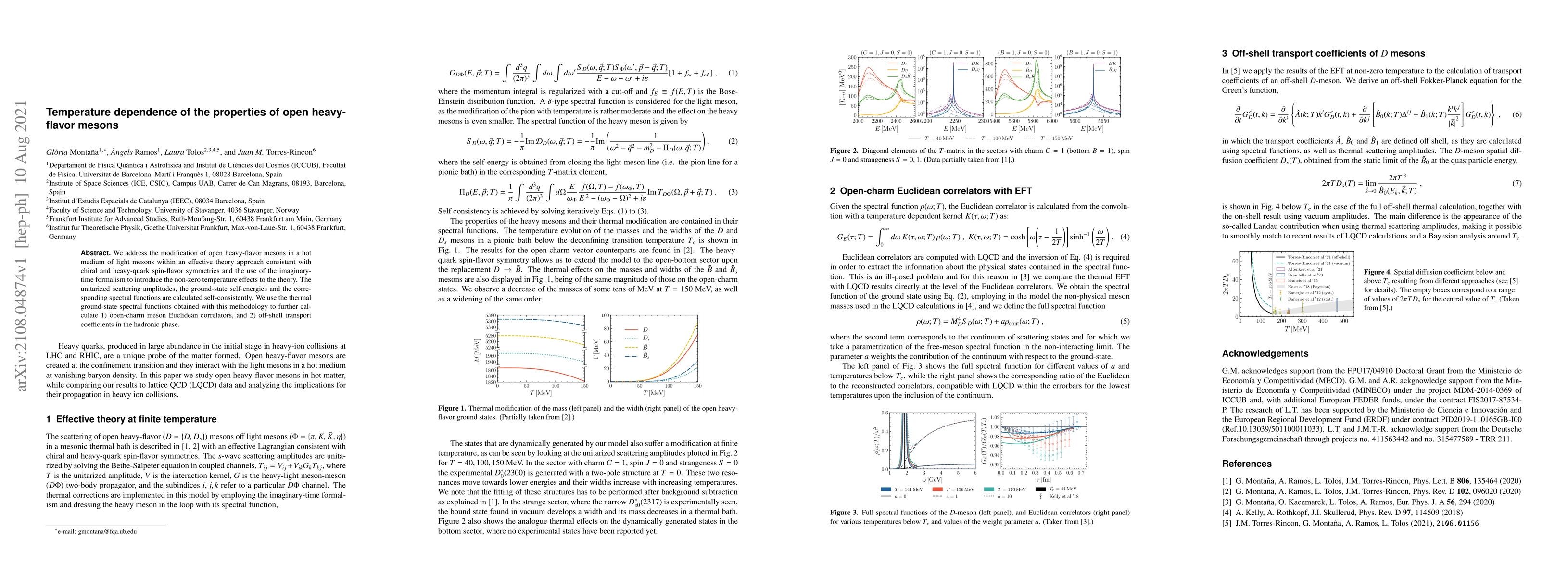 Thumbnail for Temperature dependence of the properties of open heavy-flavor mesons