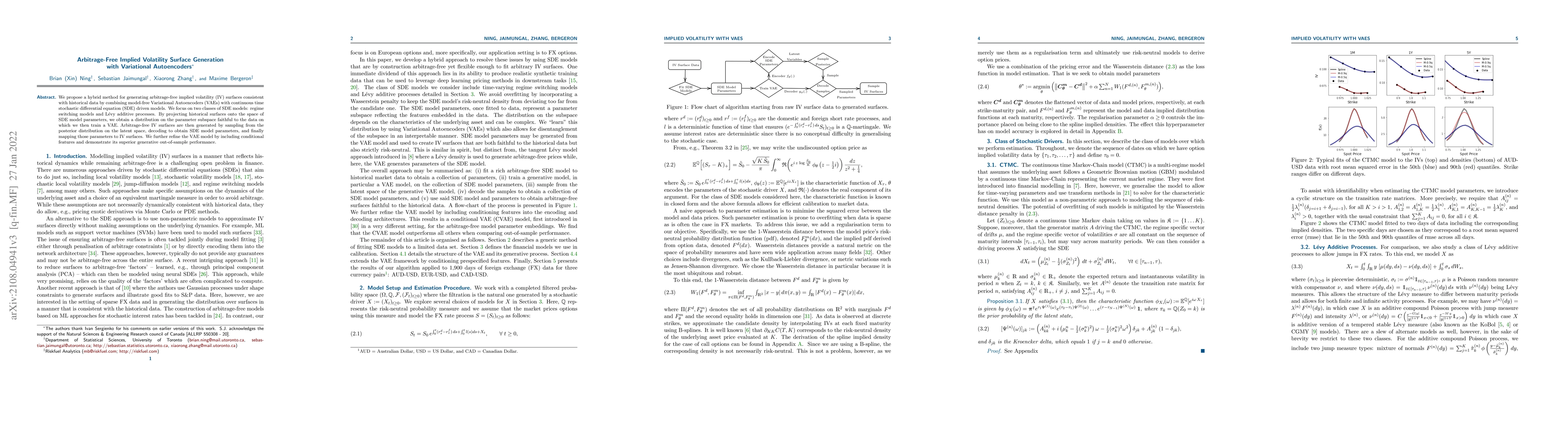 Thumbnail for Arbitrage-Free Implied Volatility Surface Generation with Variational
  Autoencoders