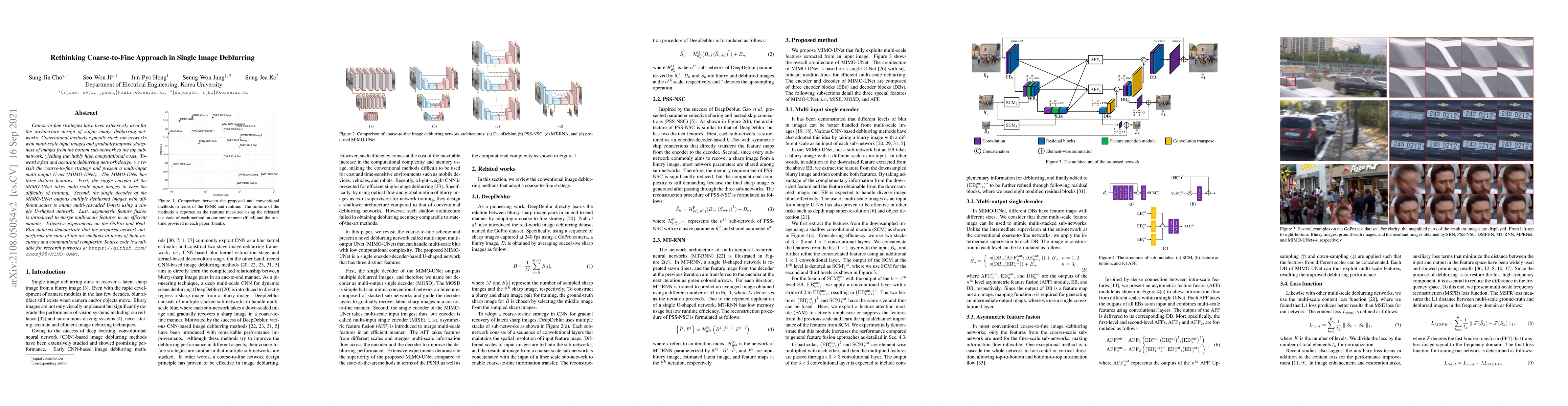 Thumbnail for Rethinking Coarse-to-Fine Approach in Single Image Deblurring